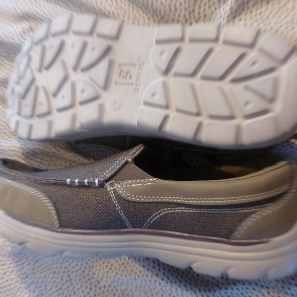 Men's Wide Sz12 George Slip on Lightweight comfort sneakers with memory foam - Picture 6 of 10